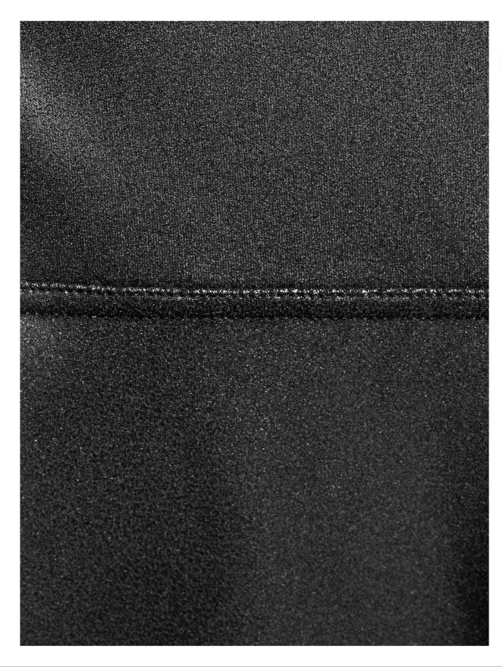 Time and Tru Women's Faux Leather Leggings, Full Length Black - Picture 4 of 8